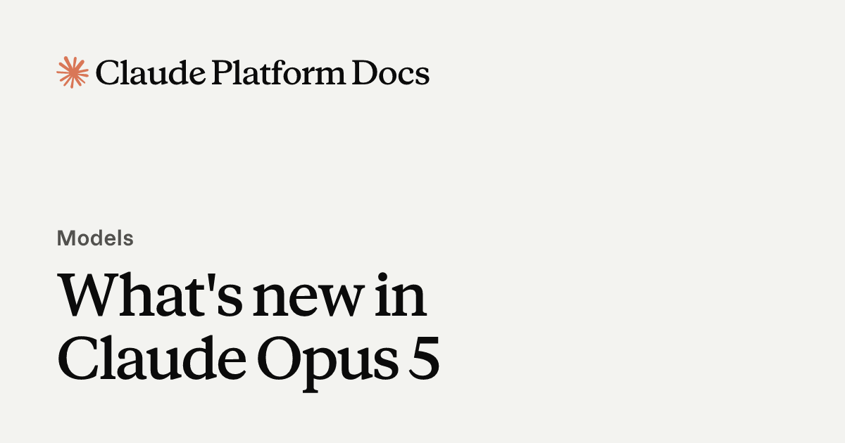 What's new in Claude Opus 5