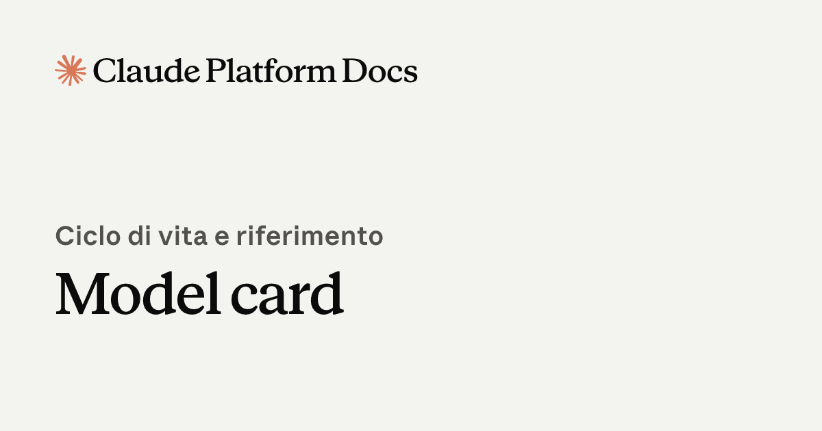 Risorse - Claude Platform Docs