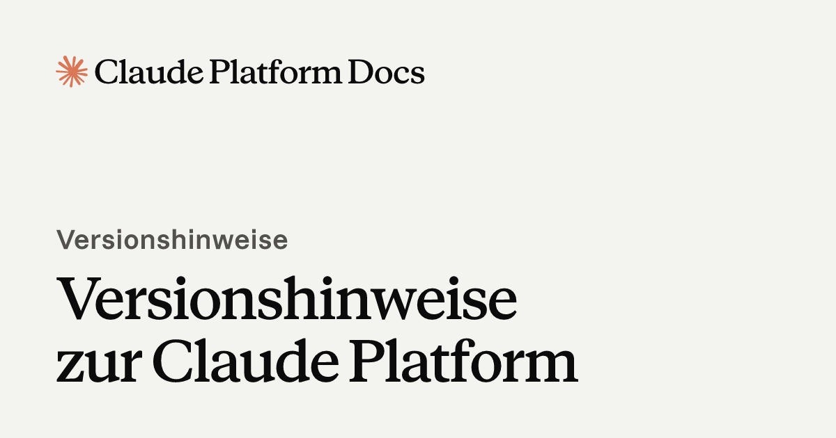 Claude Platform - Claude API Docs