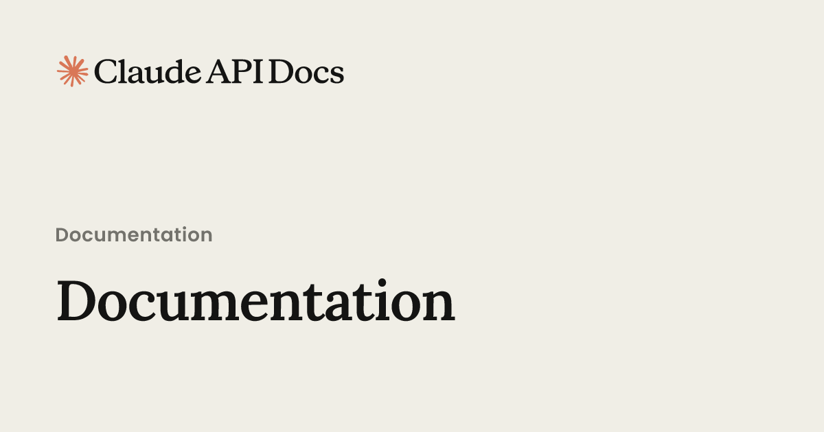 Documentation